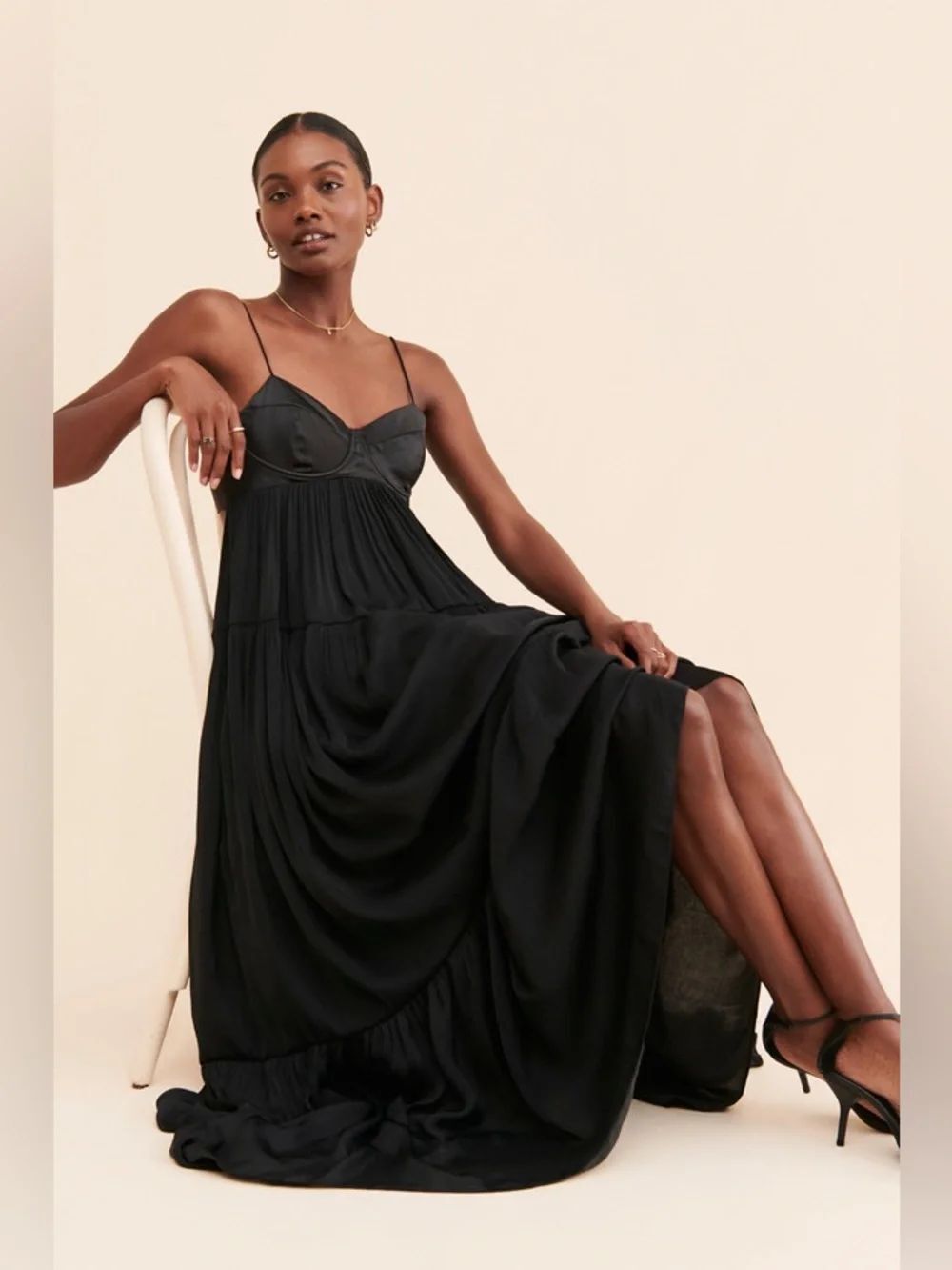 Free People Freya Bustier Maxi Dress Size L
